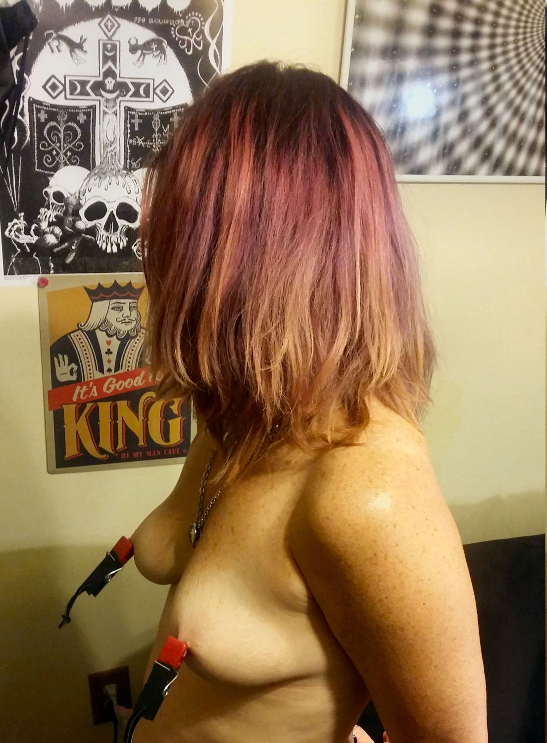 The Perfect Clothespin Nipple Clamps! Ouch! (Set of 4 regular or 2 jumbo size)