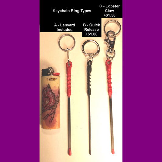 Keychain Mini Evil Stick - Carbon Fiber - Have an Evil Stick with you wherever you go!