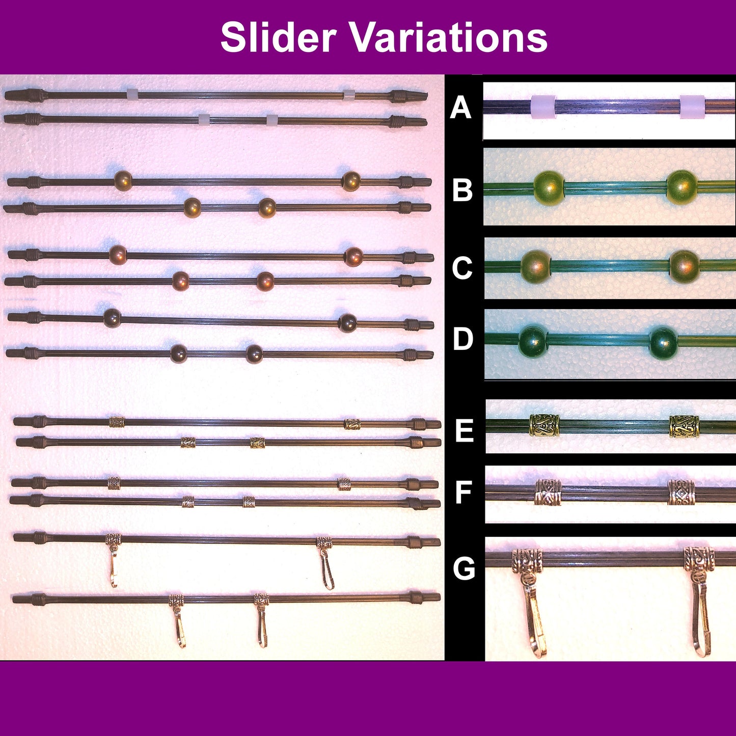 Nipple Clamp Bars (set of 2, adjustable)