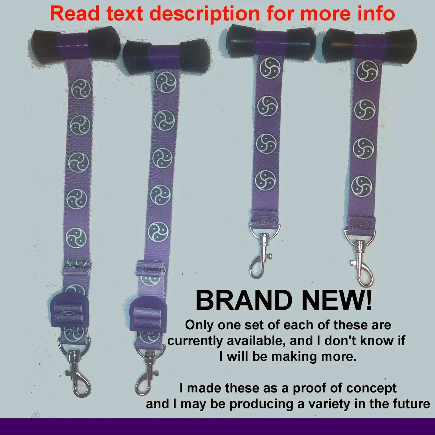 Over Door Suspension Hook - Restrain on Any Door Basic & Adjustable lengths available. NEW! OPTIONAL Cuffs Now Available.