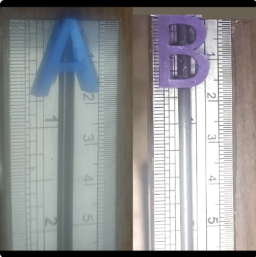 Customized  Evil Stick with your choice of Letter or Shape - 3.0mm Carbon Fiber Rod - 11 Colors Available!