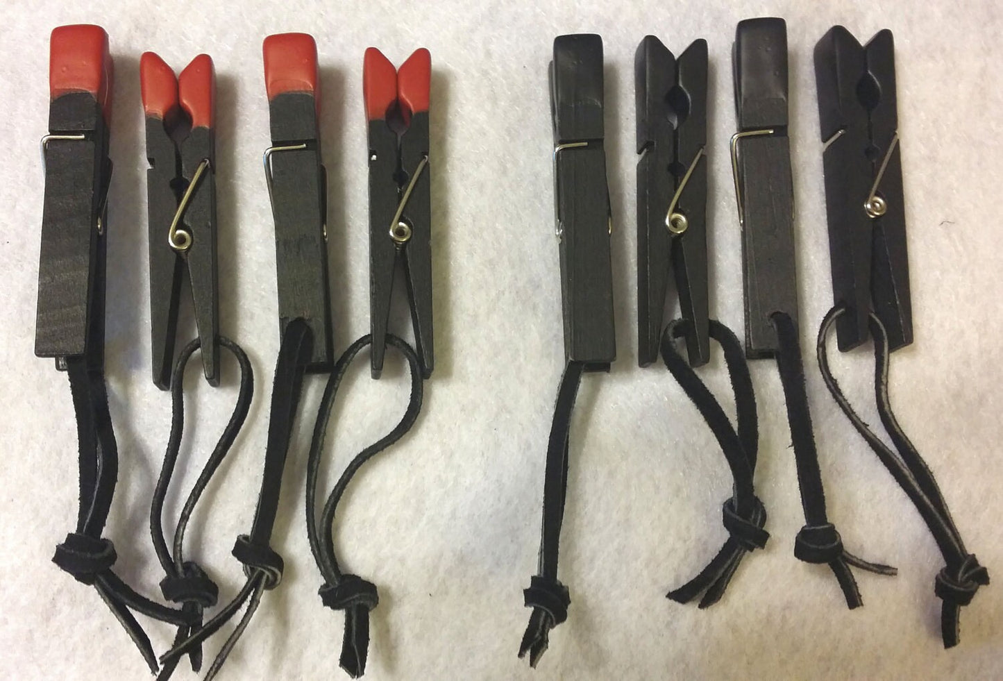 The Perfect Clothespin Nipple Clamps! Ouch! (Set of 4 regular or 2 jumbo size)