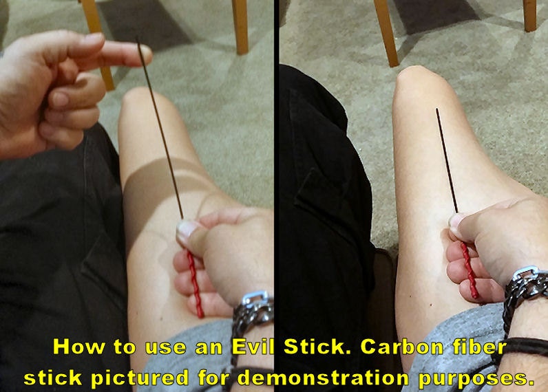 Evil Stick 1/4" (6.4mm)  Diameter - Acetal/Plastic - Various Lengths