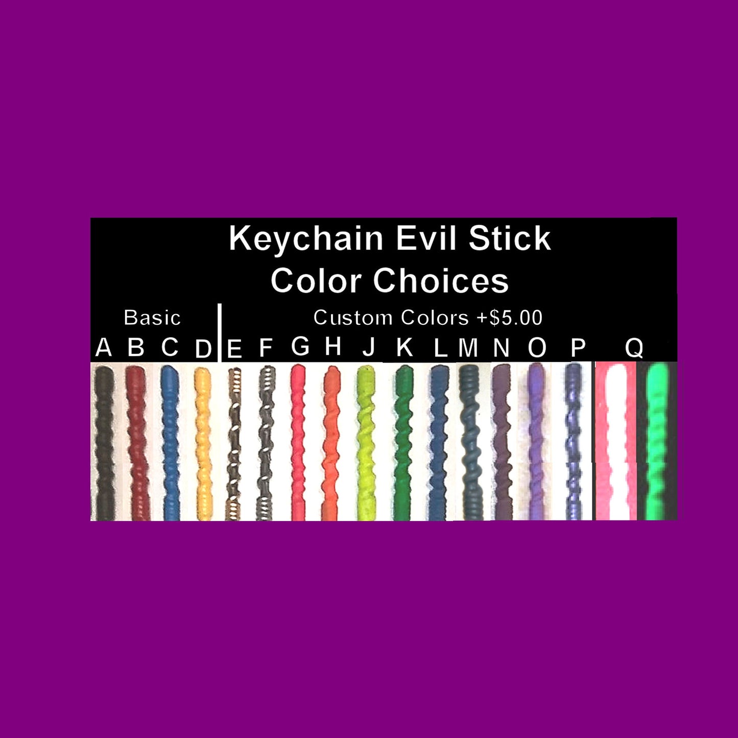 Keychain Mini Evil Stick  - Carbon Fiber -  Have an Evil Stick with you wherever you go!