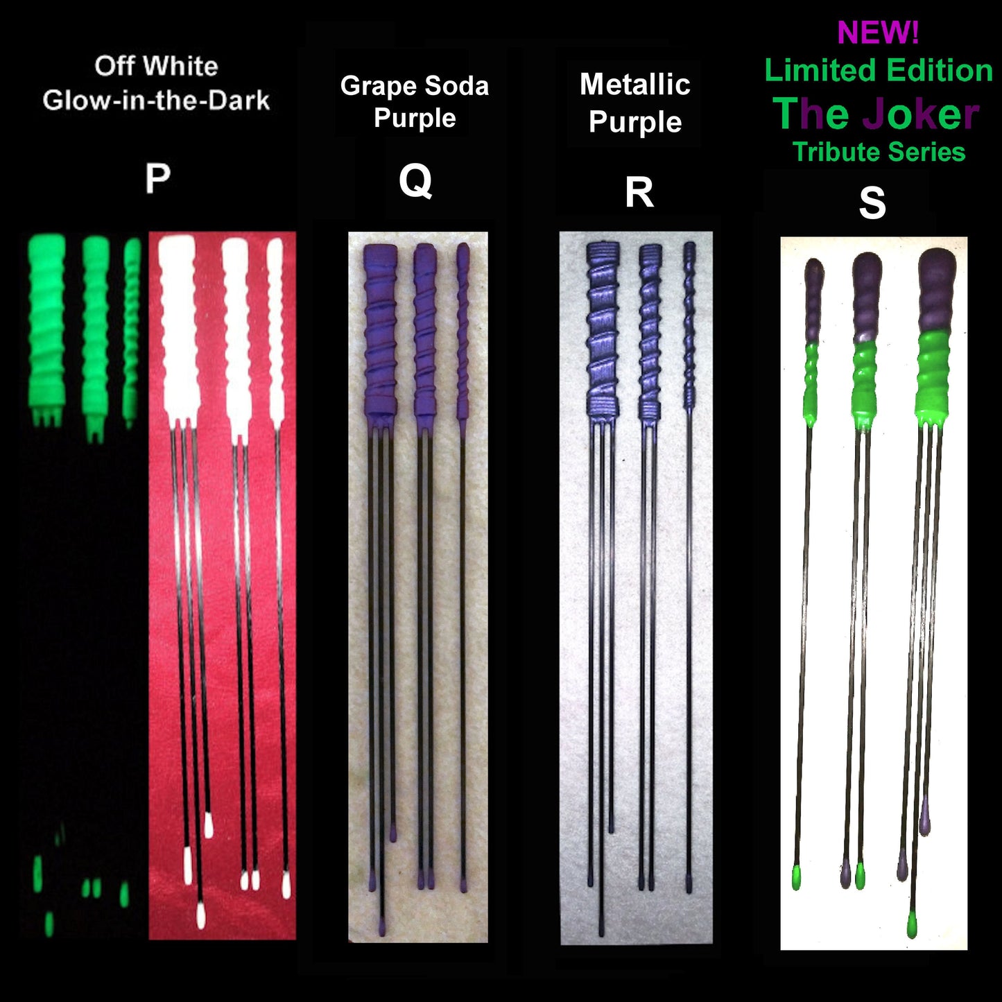 BDSM Evil Stick Suck Stick Wicked Stick Single, Double, & Rapid Fire Triple. Buy One or a Set of 3. Carbon FIBER. PLEASES Read Description.