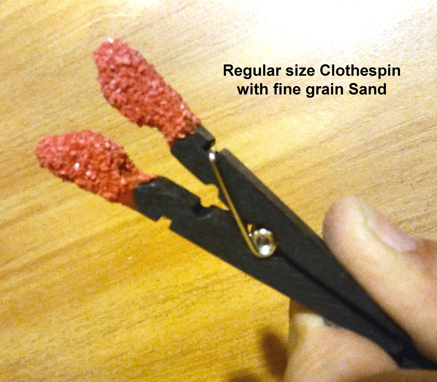 Sand and Rubber Tipped Clothespin Nipple Clamps/Clips (Regular + Jumbo sizes) for the Serious Sadist & Masochist into Nipple Play