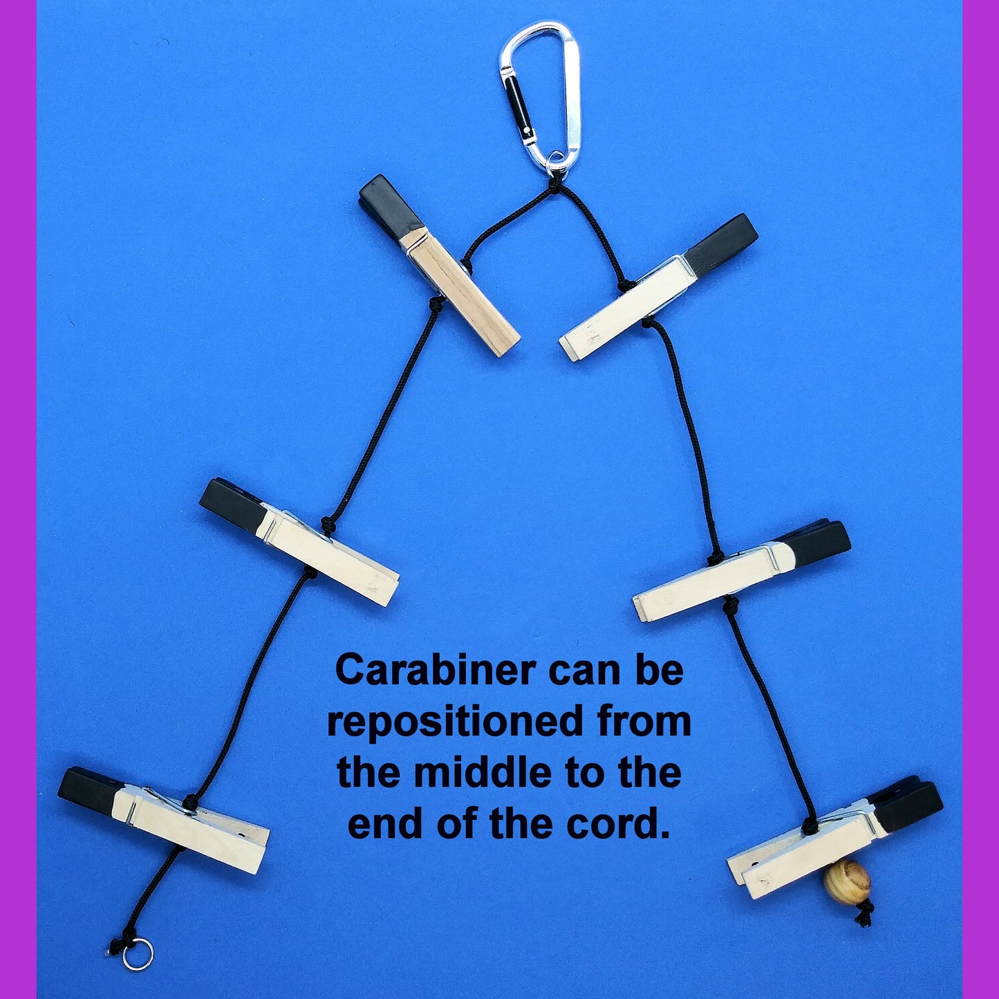 6 Pin Mini Zipper Play With RUBBER DIPPED Tips.  NEW Clothespin & Sand Tip Colors Available. Serious Sadists/Masochists only!