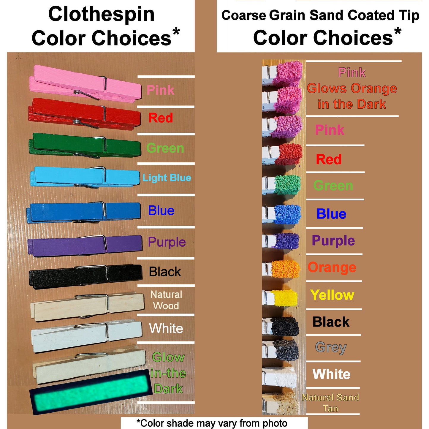 6 Pin Mini Zipper Play With COARSE GRAIN Sand Tips.  NEW Clothespin & Sand Tip Colors Available. Serious Sadists/Masochists only!