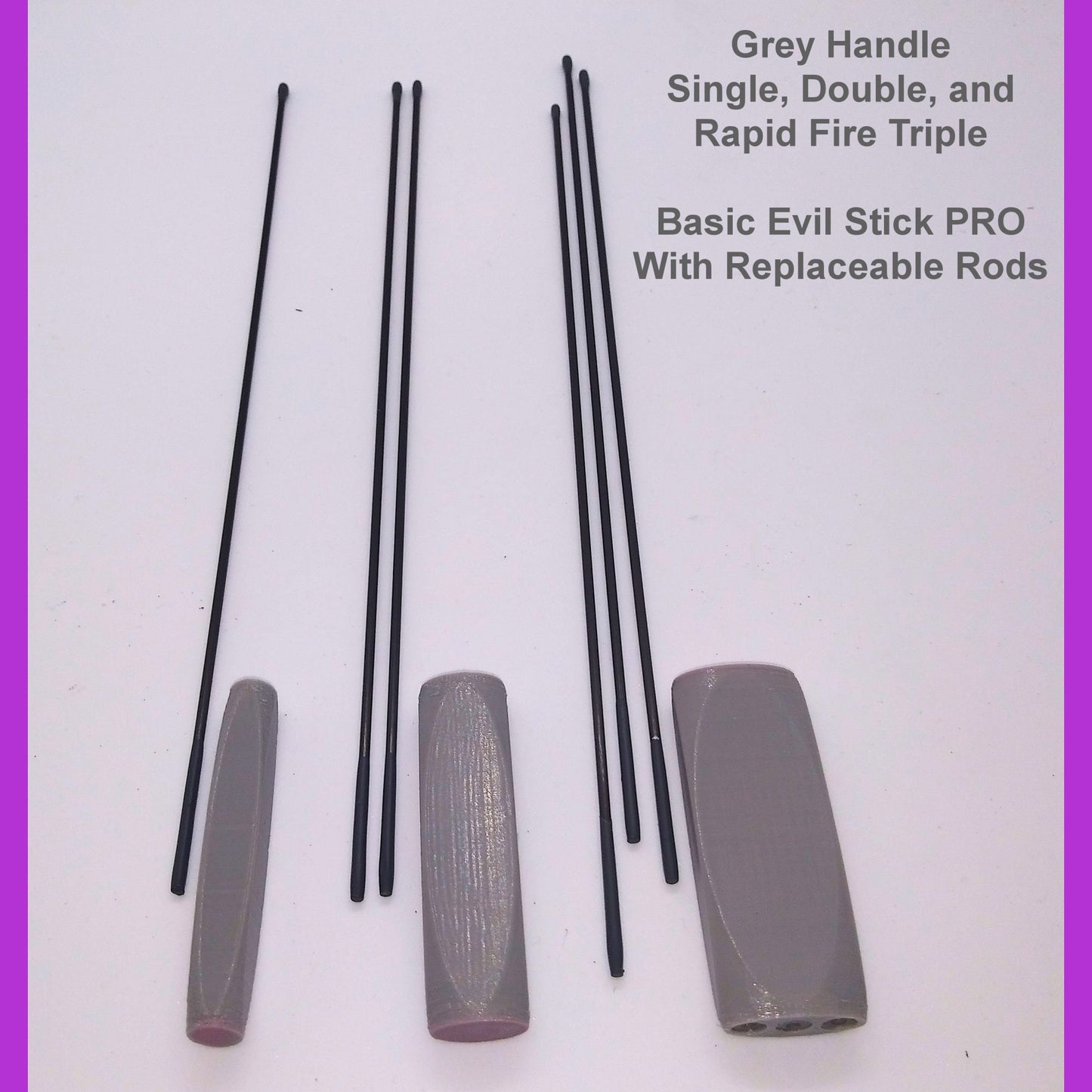 Suck / Evil Stick PRO 3D Printed -WARNING! Only for a serious sadist! (Single, Double, & Rapid Fire Triple) Replaceable rods!