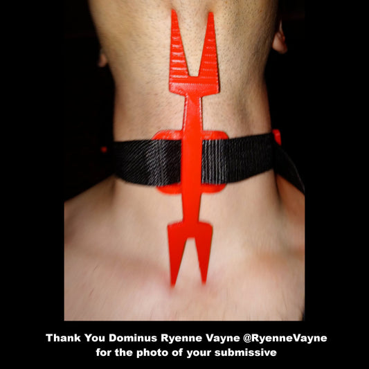 Medieval Device Modernized - Heretic's Fork - BDSM Control Humiliation Discipline. Less Than Half The Cost of Metal Versions!