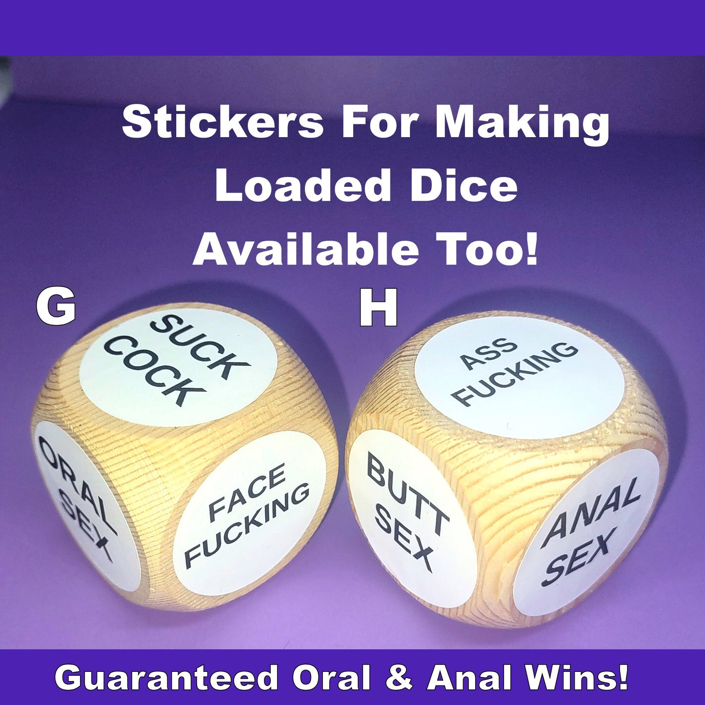 The ULTIMATE Kinky, Sexy, Erotic Sex Game Dice. Customize the Dice to Play the Game YOU want