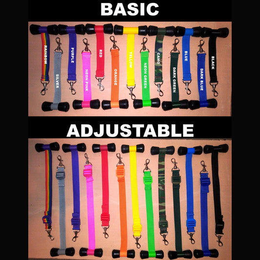 Over Door Suspension Hook  - Restrain on Any Door  Basic & Adjustable lengths available. NEW! OPTIONAL Cuffs Now Available.